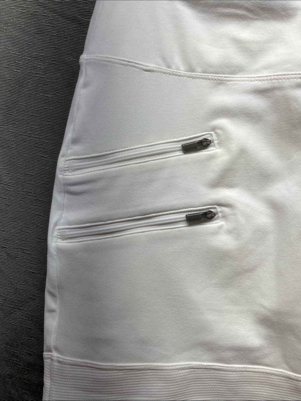 Athleta Tee Time White Performance Skort with Dual Zip Pockets - Picture 5 of 10